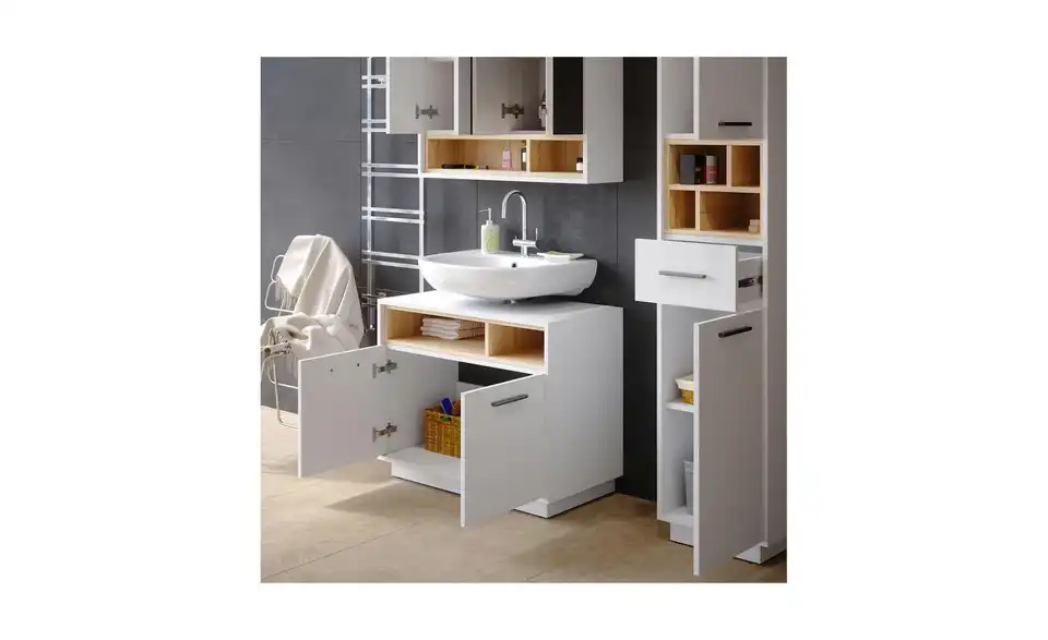 Waschbeckenunterschrank, Detailansicht