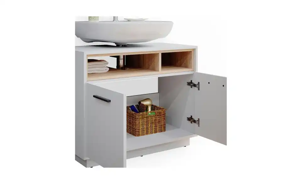 Waschbeckenunterschrank, Detailansicht