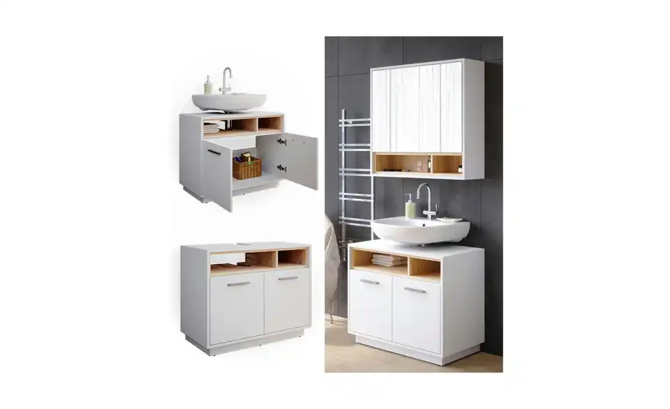 Waschbeckenunterschrank, Detailansicht