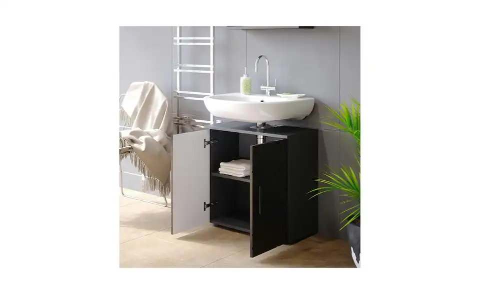 Waschbeckenunterschrank, Detailansicht