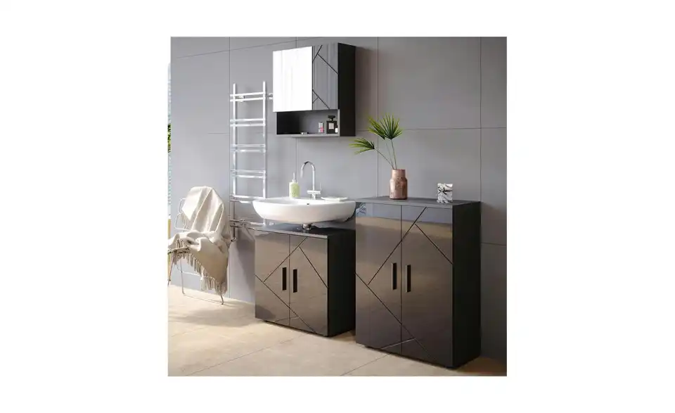 Waschbeckenunterschrank, in Wohnsituation