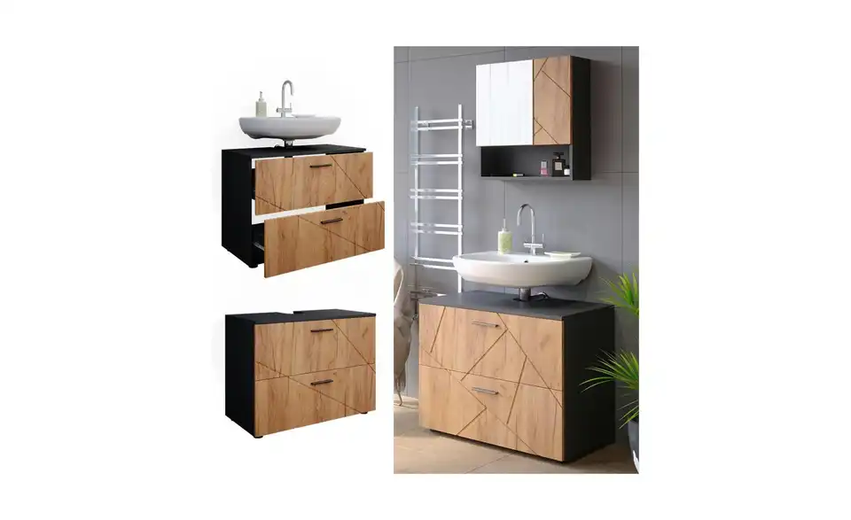 Waschbeckenunterschrank, Detailansicht