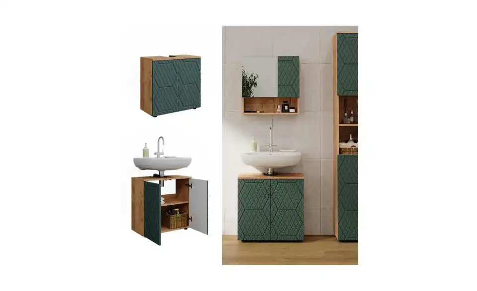 Waschbeckenunterschrank, Detailansicht