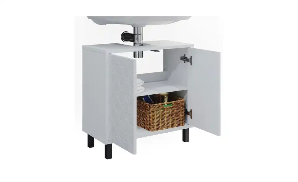 Waschbeckenunterschrank, Detailansicht