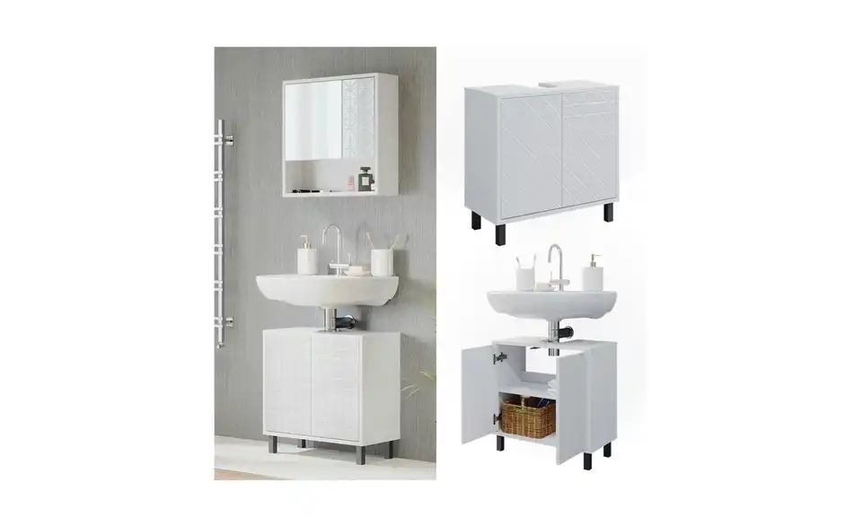 Waschbeckenunterschrank, Detailansicht