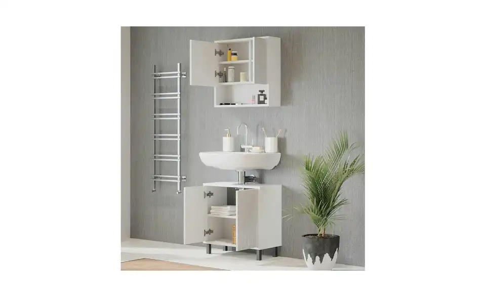 Waschbeckenunterschrank, Detailansicht