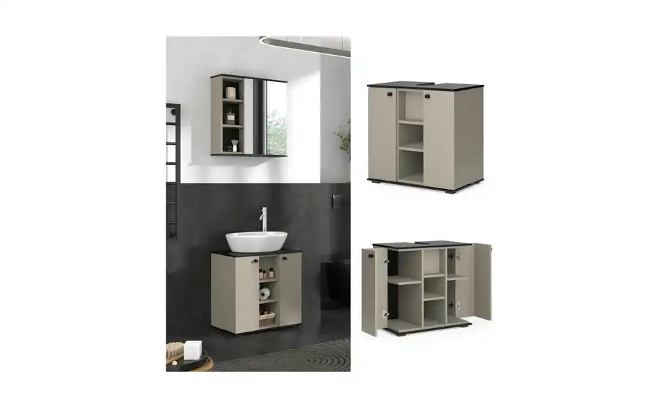 Waschbeckenunterschrank, Detailansicht