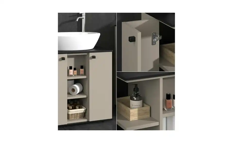 Waschbeckenunterschrank, Detailansicht