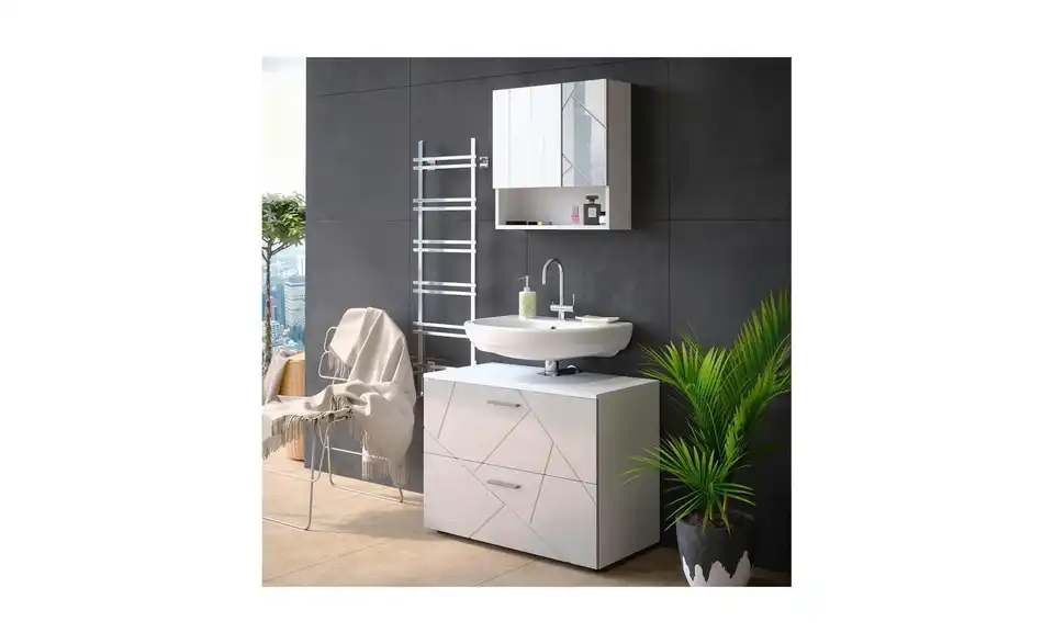 Waschbeckenunterschrank, in Wohnsituation