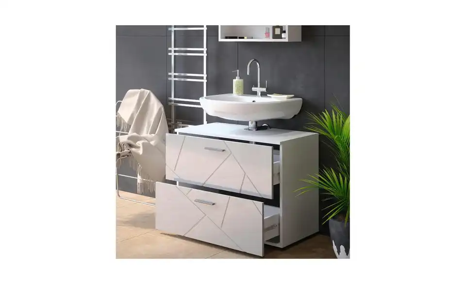 Waschbeckenunterschrank, Detailansicht