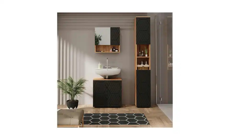 Waschbeckenunterschrank, in Wohnsituation