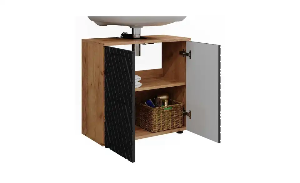 Waschbeckenunterschrank, Detailansicht