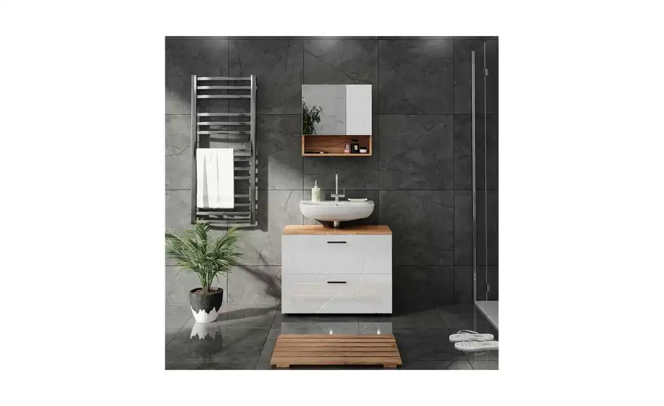 Waschbeckenunterschrank, in Wohnsituation