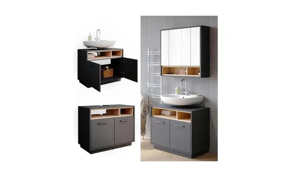 Waschbeckenunterschrank, Detailansicht