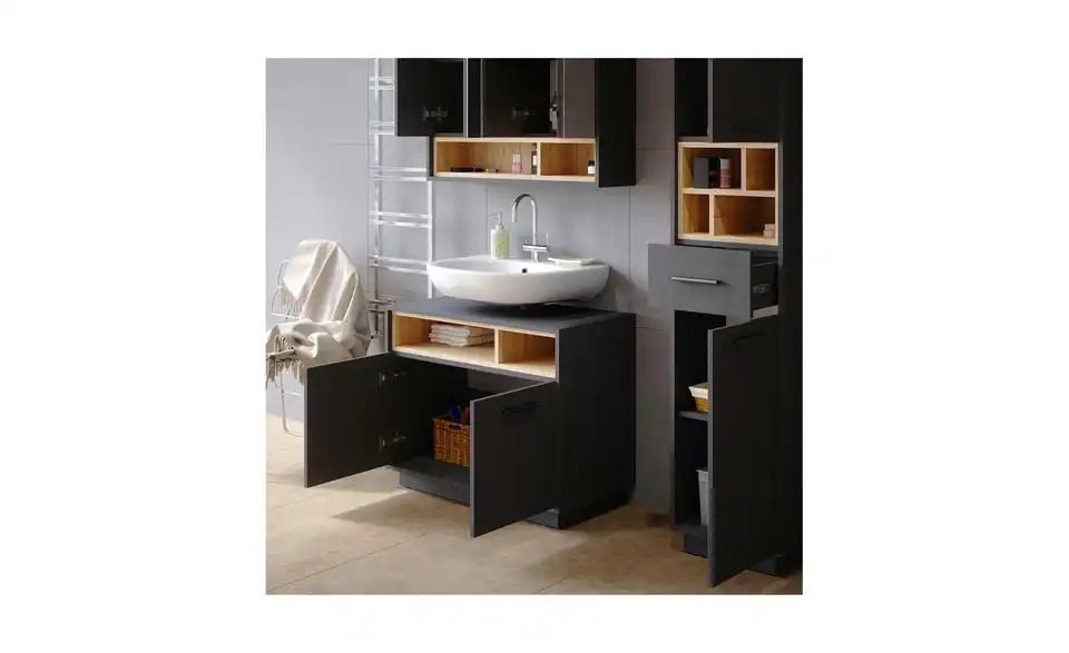 Waschbeckenunterschrank, Detailansicht