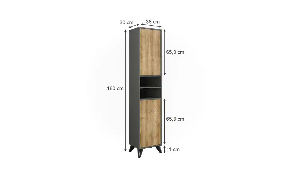 Hochschrank, Bemaßung