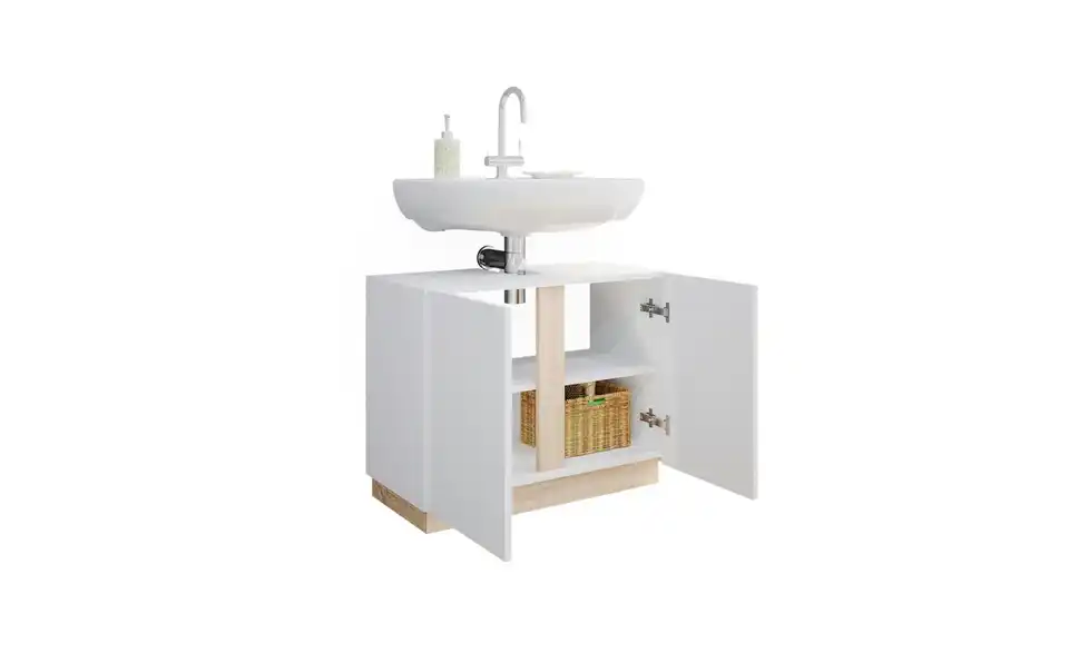 Waschbeckenunterschrank, geöffnet