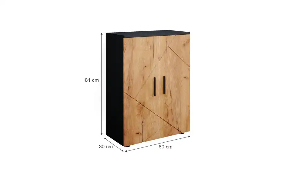 Midischrank, Bemaßung