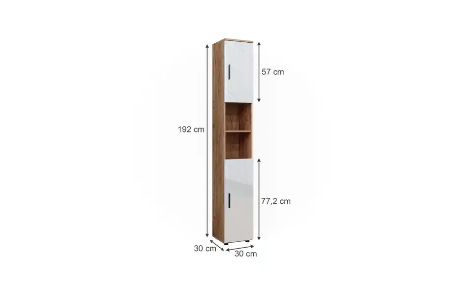 Hochschrank, Bemaßung