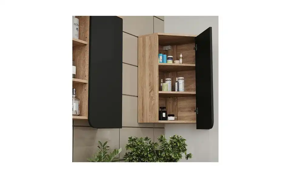 Eckhängeschrank, Detailansicht