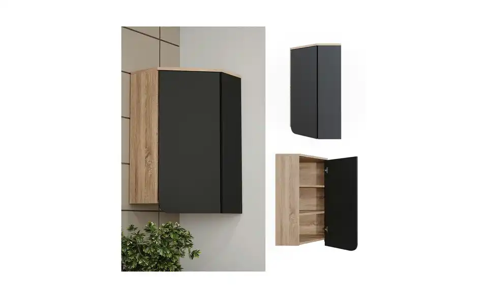 Eckhängeschrank, Detailansicht