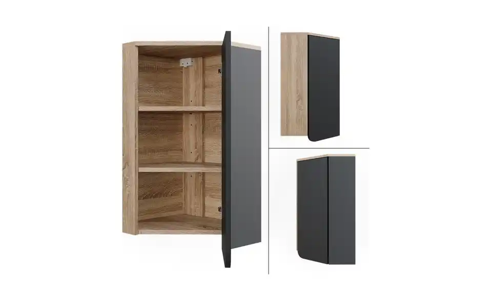 Eckhängeschrank, Detailansicht