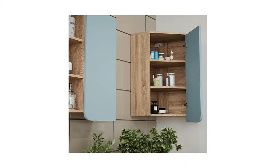 Eckhängeschrank, Detailansicht