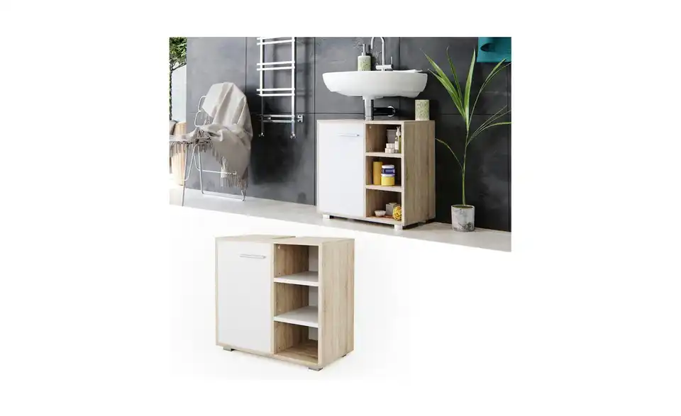 Waschbeckenunterschrank, Detailansicht