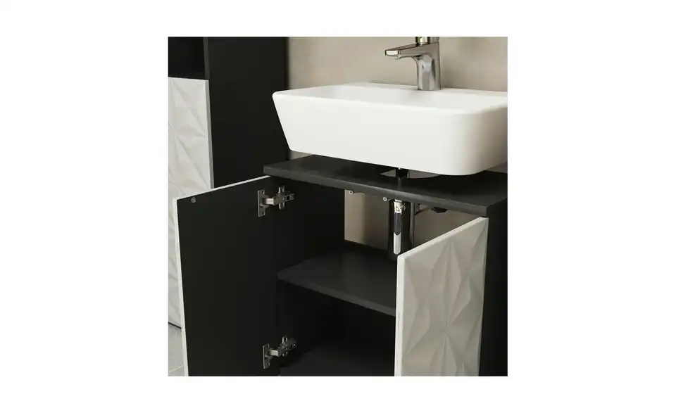 Waschbeckenunterschrank, Detailansicht