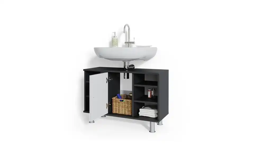 Waschbeckenunterschrank, Detailansicht