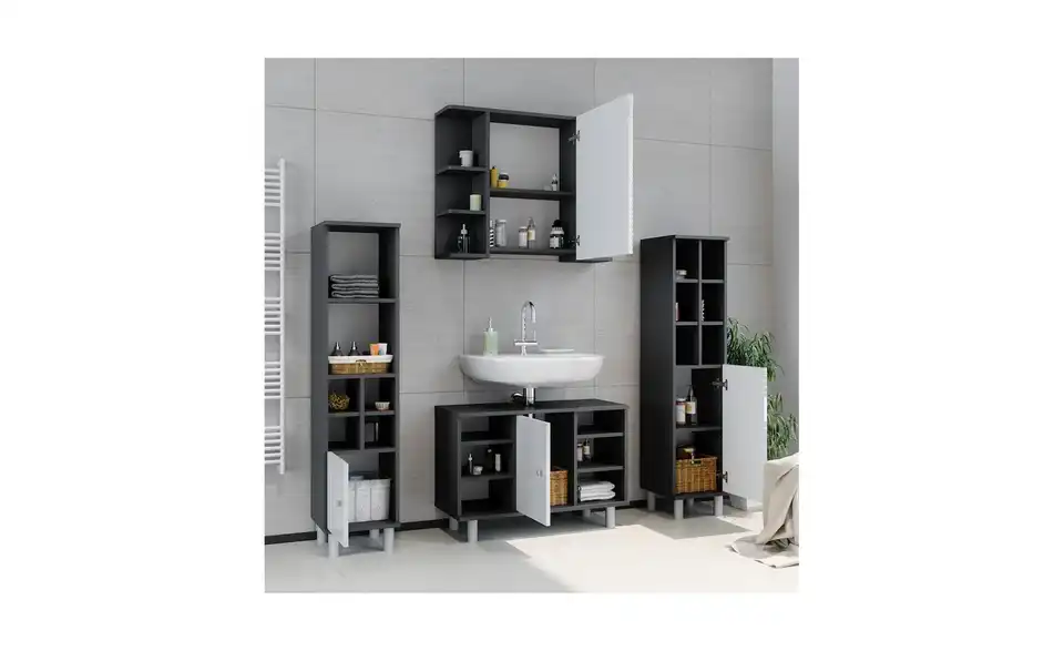 Waschbeckenunterschrank, in Wohnsituation