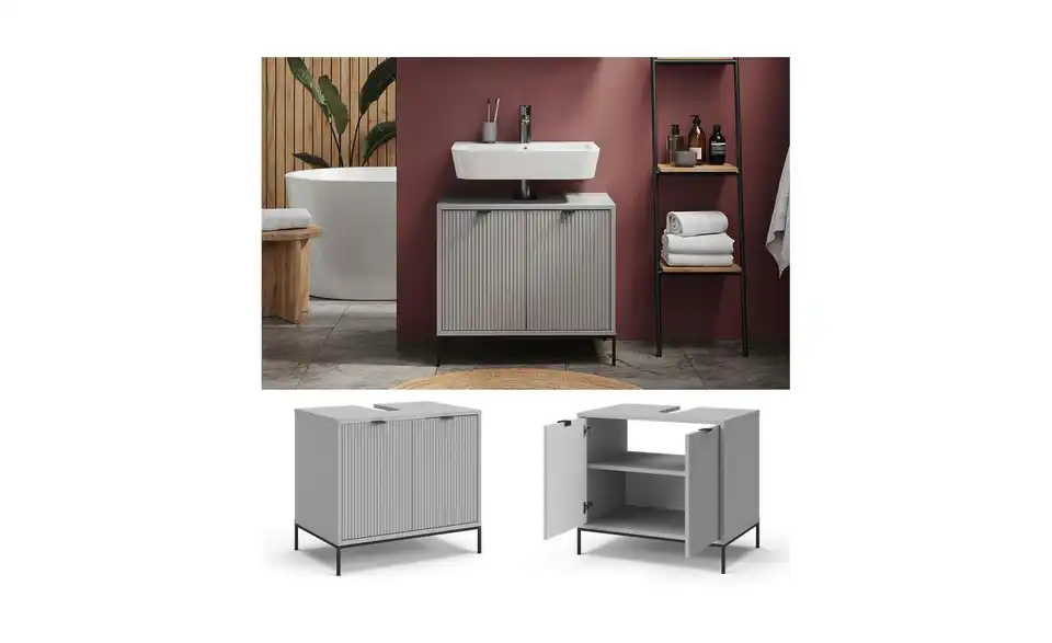 Waschbeckenunterschrank, Detailansicht