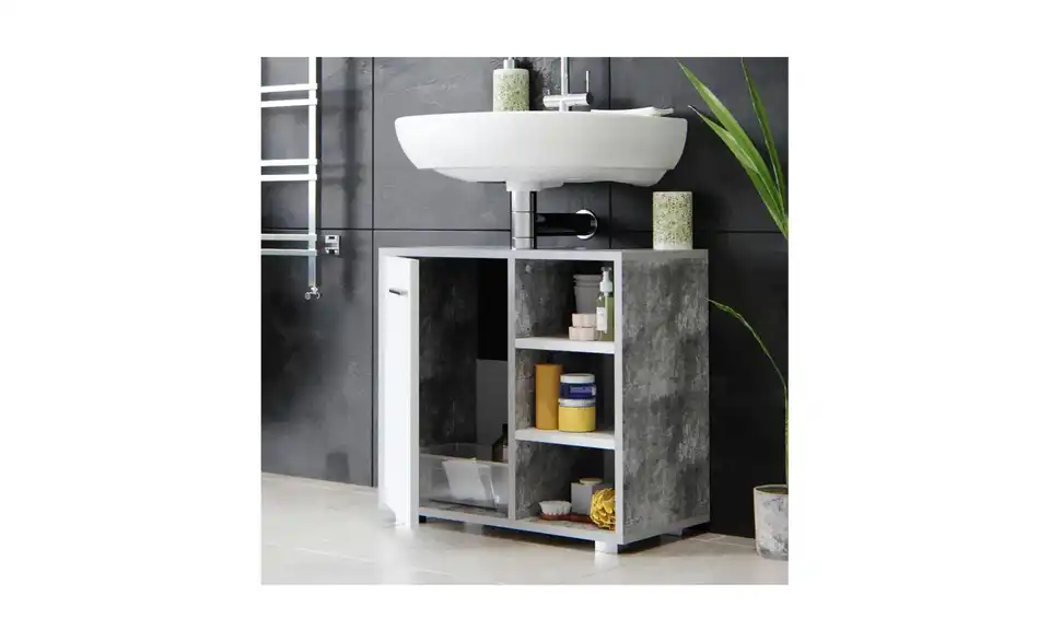 Waschbeckenunterschrank, Detailansicht