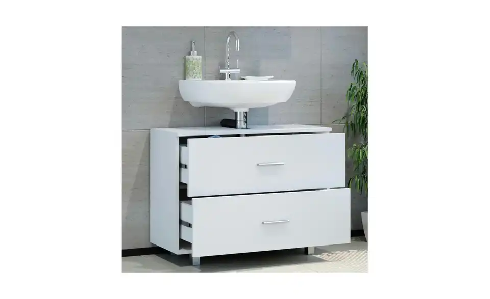 Waschbeckenunterschrank, Detailansicht