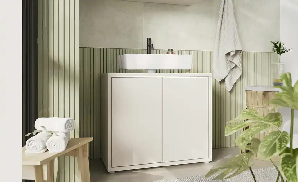 Waschbeckenunterschrank Bolognano, in Wohnsituation