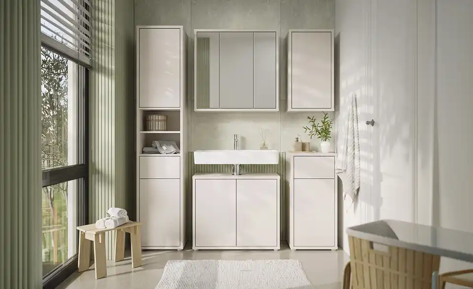 Waschbeckenunterschrank Bolognano, in Wohnsituation