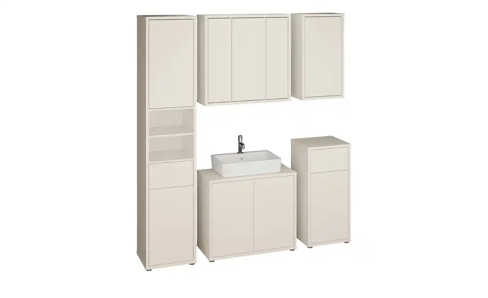 Waschbeckenunterschrank Bolognano, Funktionsansicht