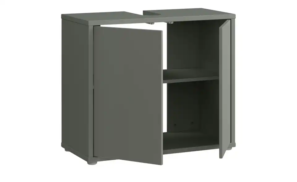 Waschbeckenunterschrank Bolognano, geöffnet