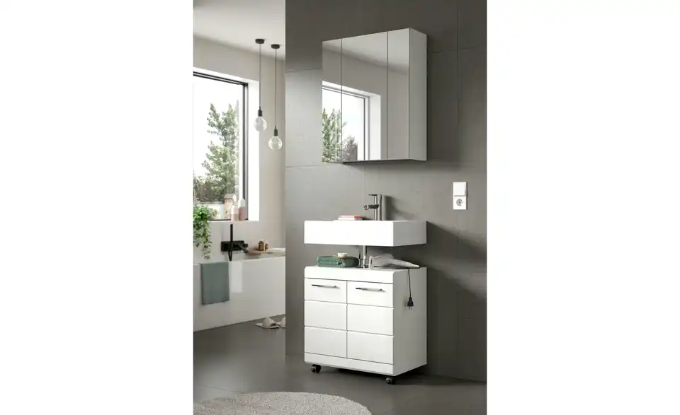 Waschbeckenunterschrank, in Wohnsituation
