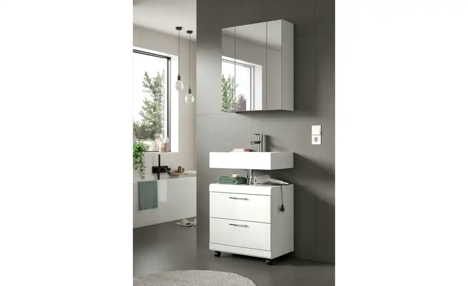 Waschbeckenunterschrank, in Wohnsituation