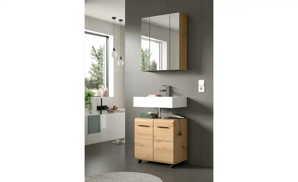 Waschbeckenunterschrank, in Wohnsituation