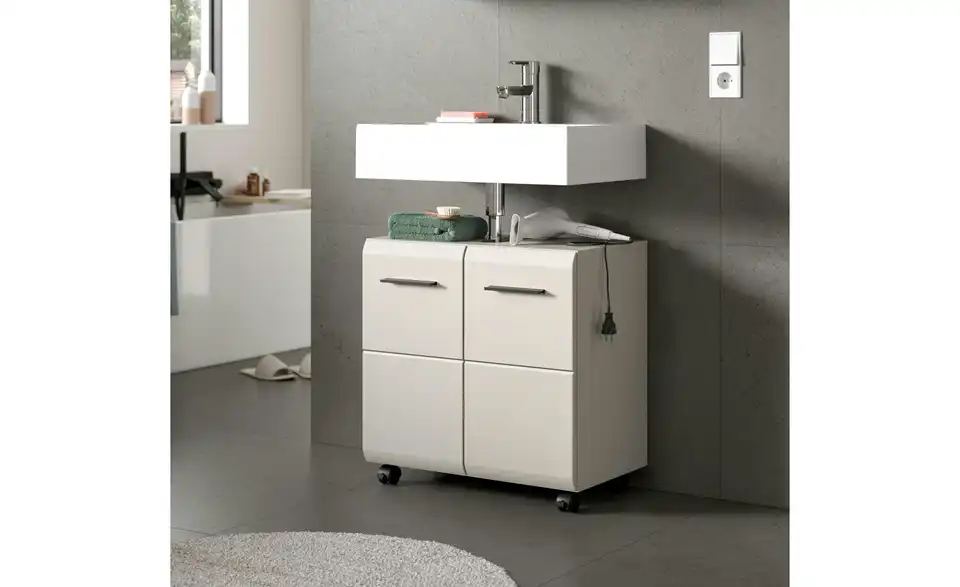 Waschbeckenunterschrank, in Wohnsituation