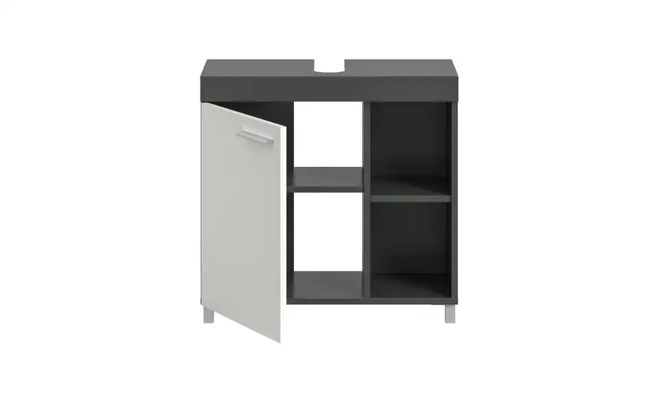 Waschbeckenunterschrank, geöffnet