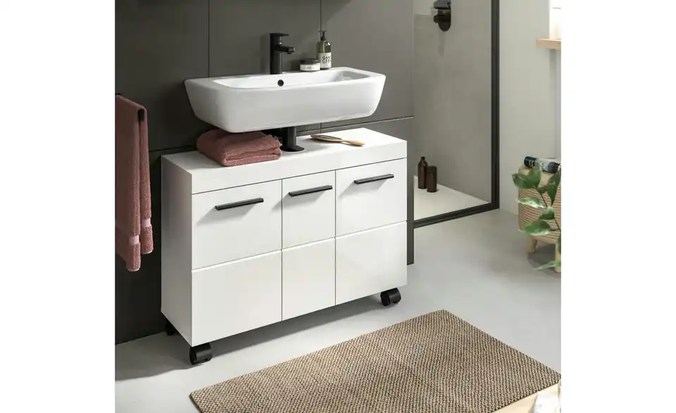 Waschbeckenunterschrank, in Wohnsituation