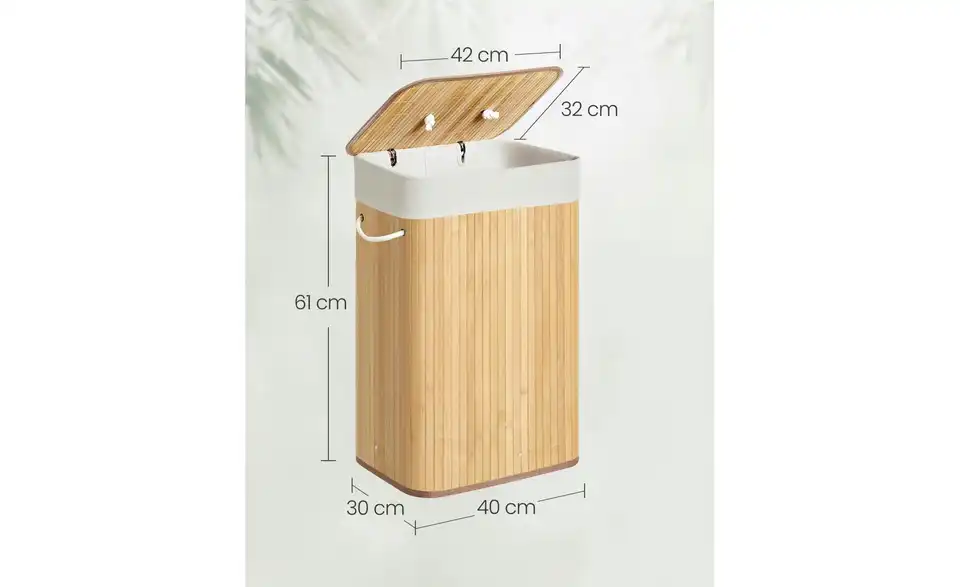 Wäschekorb, Bemaßung