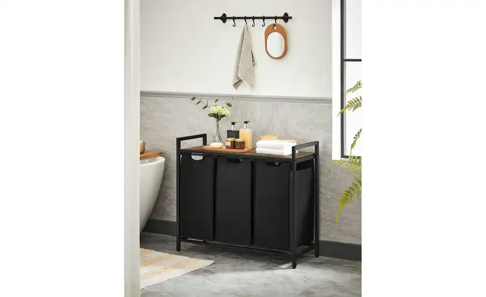 Wäschekorb, in Wohnsituation