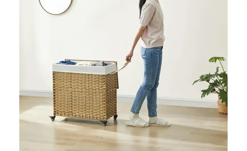 Wäschekorb, in Wohnsituation