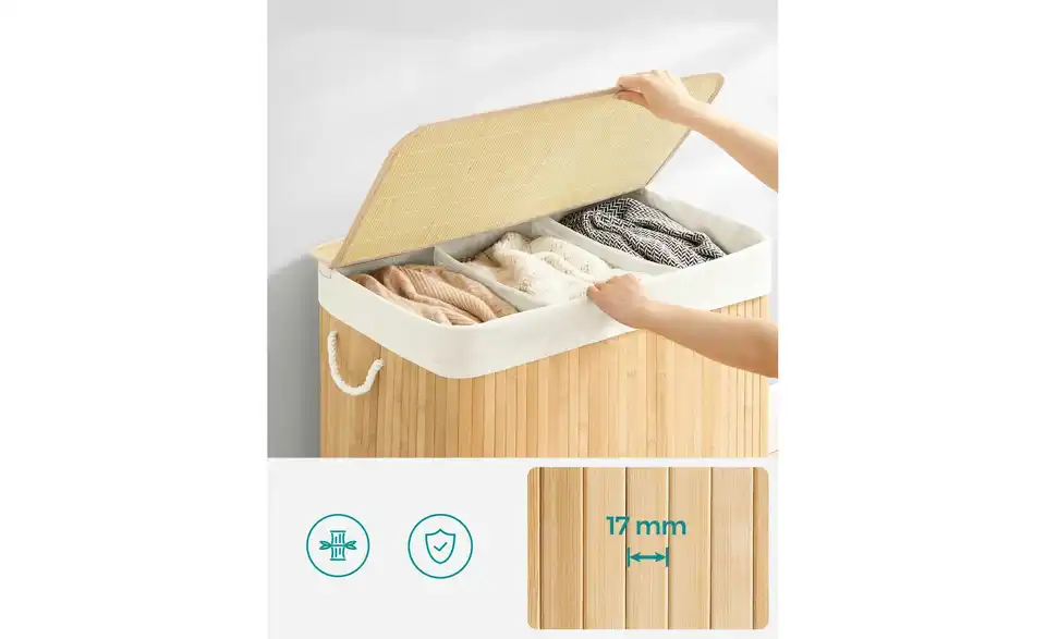 Wäschekorb, Detailansicht