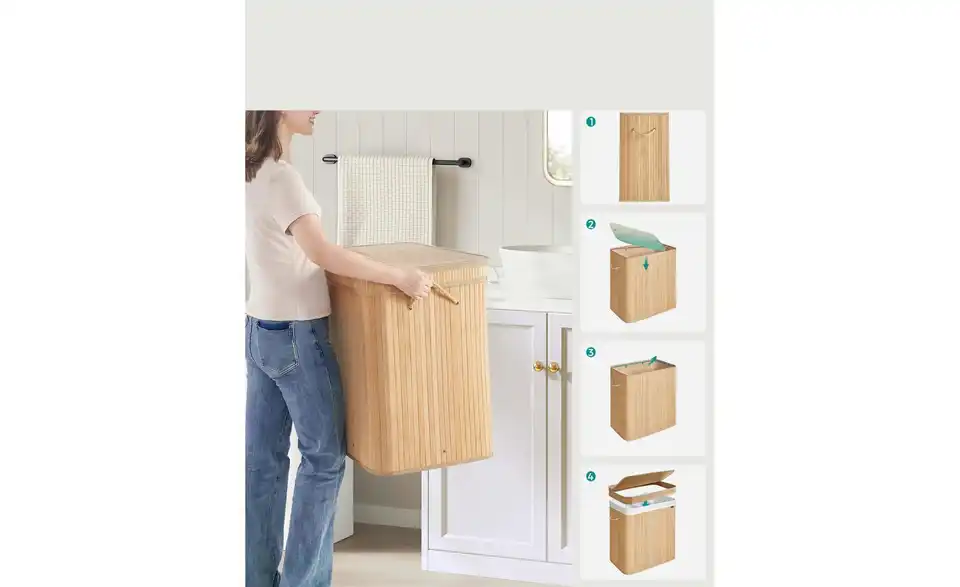 Wäschekorb, Detailansicht