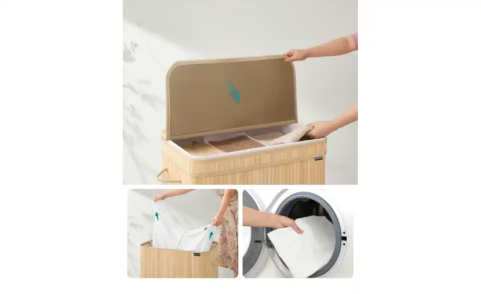 Wäschekorb, Detailansicht